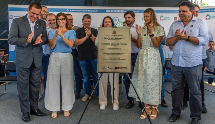 Governador inaugura Praça da Cidadania e destaca retomada da parceria com Mogi das Cruzes