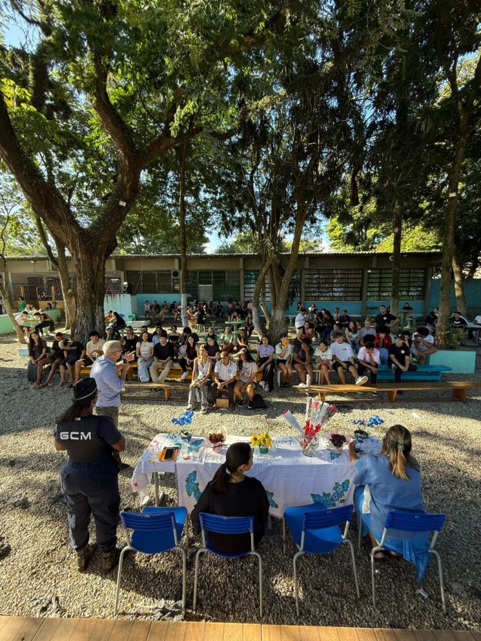 Patrulha Maria da Penha inicia ações de conscientização nas escolas de Poá