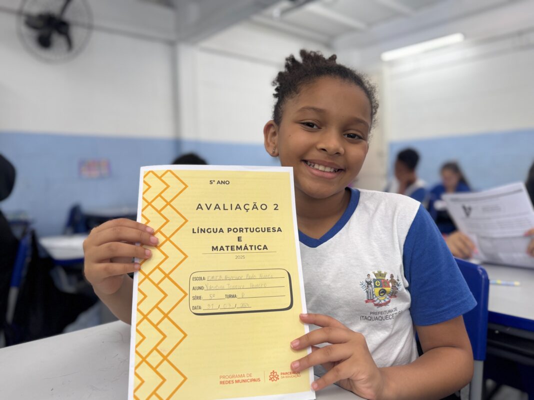 25 mil estudantes de Itaquá participam de avaliação de aprendizagem